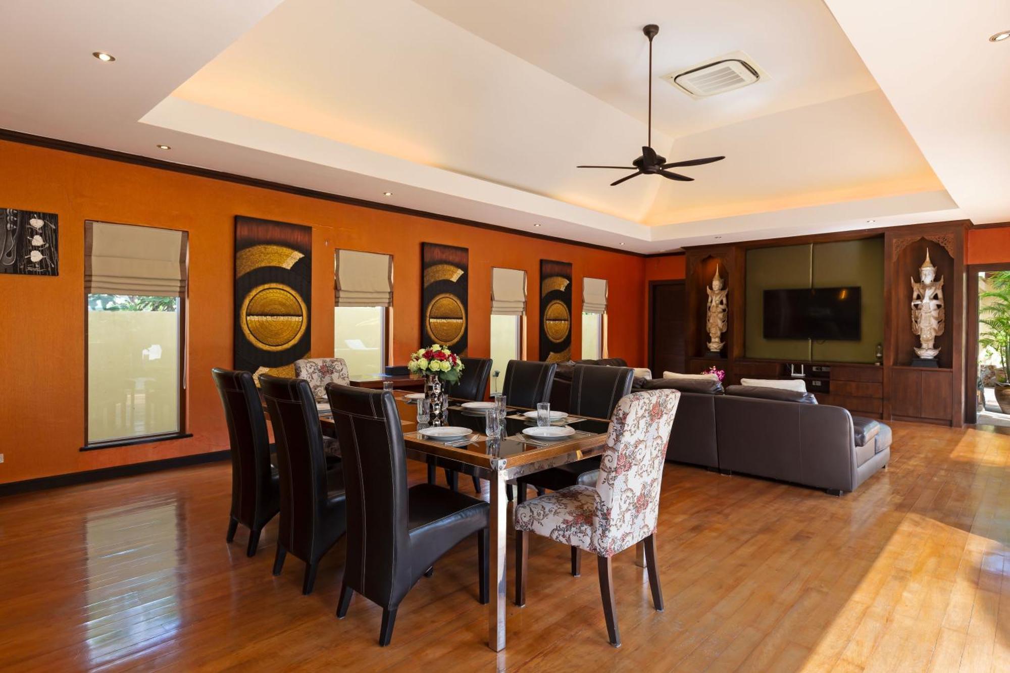 Extraordinary Courtyard 6Br Pool Villa Sri Suri, Naiharn Rawai Ngoại thất bức ảnh