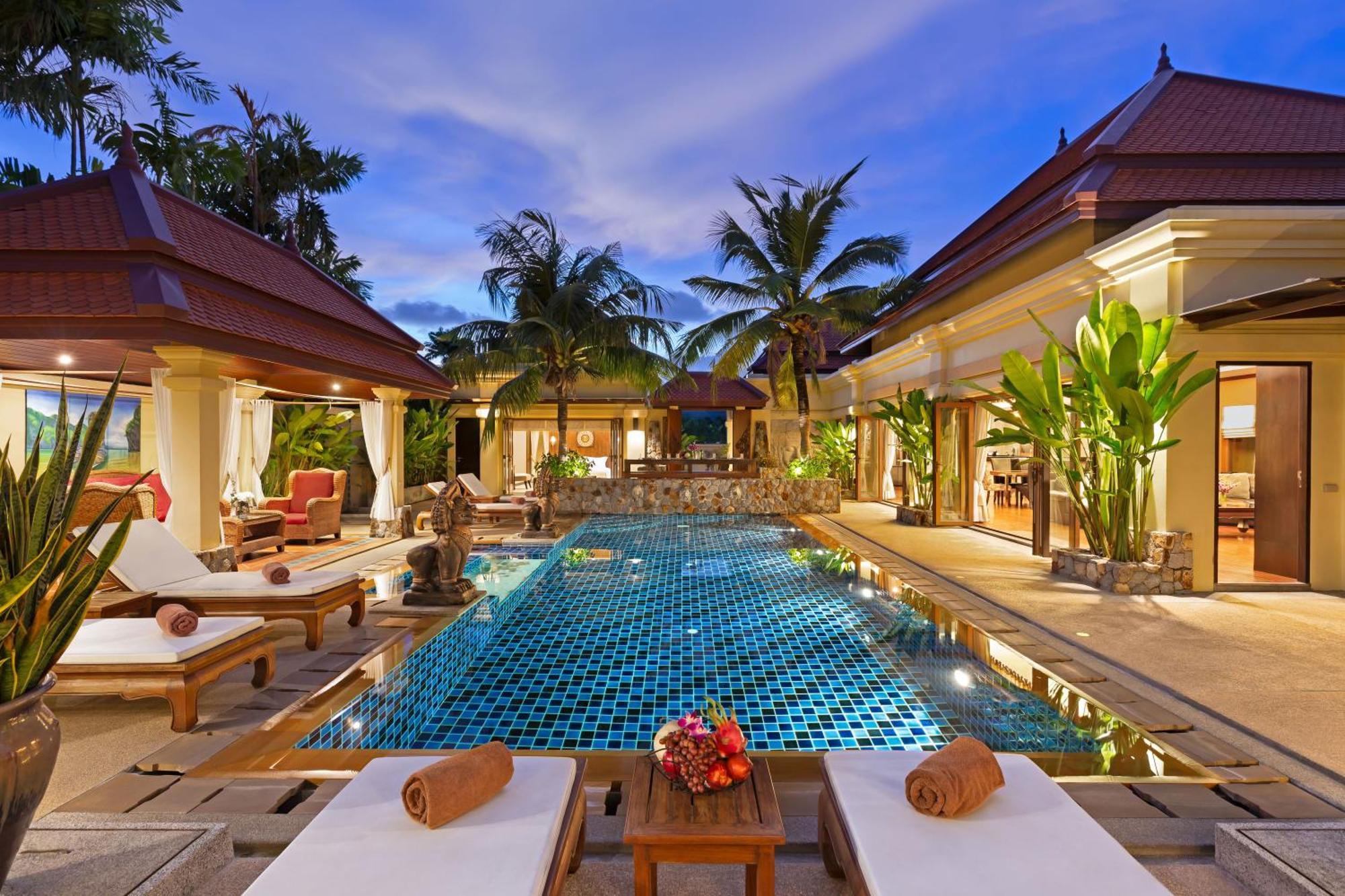 Extraordinary Courtyard 6Br Pool Villa Sri Suri, Naiharn Rawai Ngoại thất bức ảnh