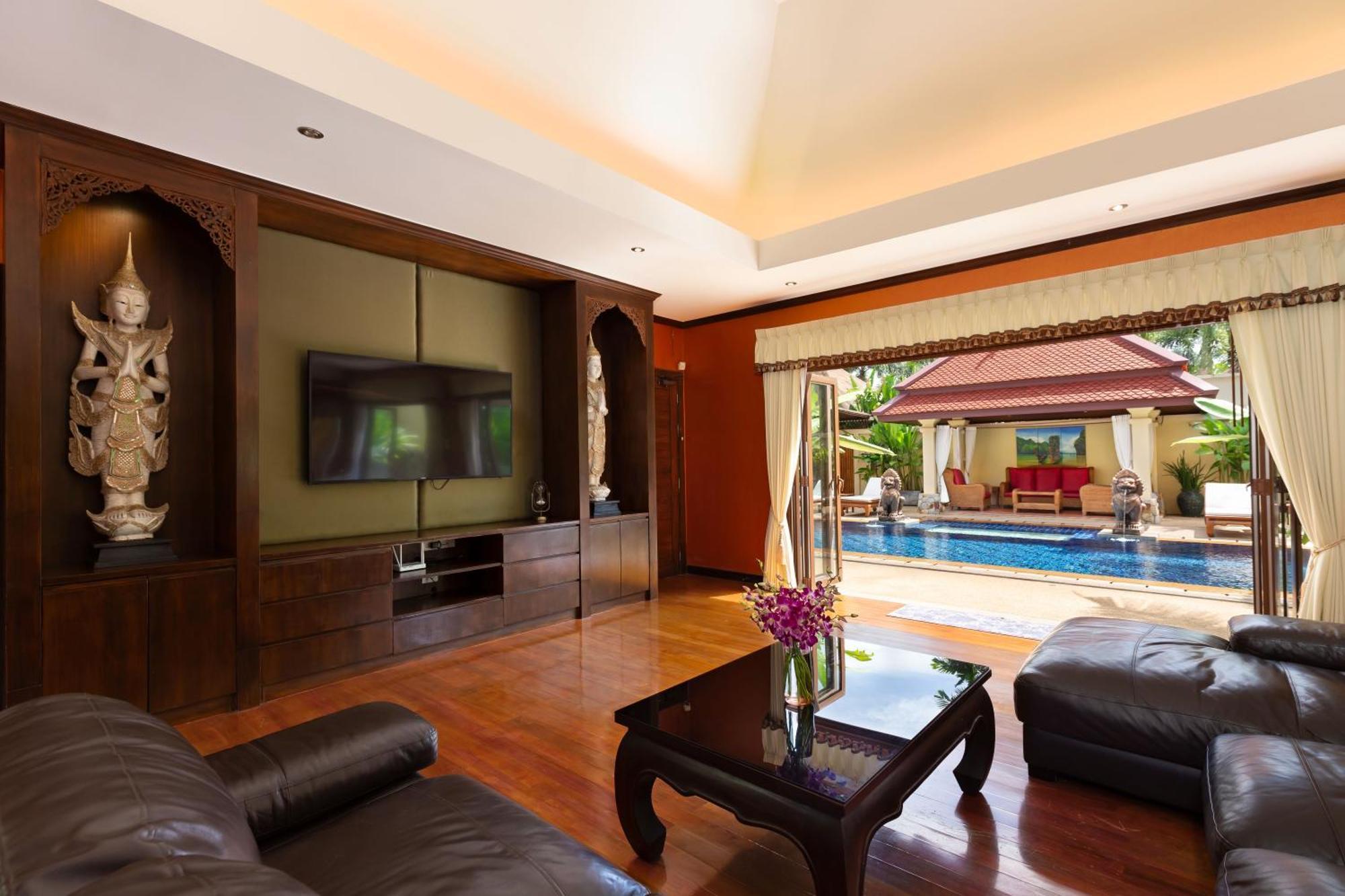 Extraordinary Courtyard 6Br Pool Villa Sri Suri, Naiharn Rawai Ngoại thất bức ảnh